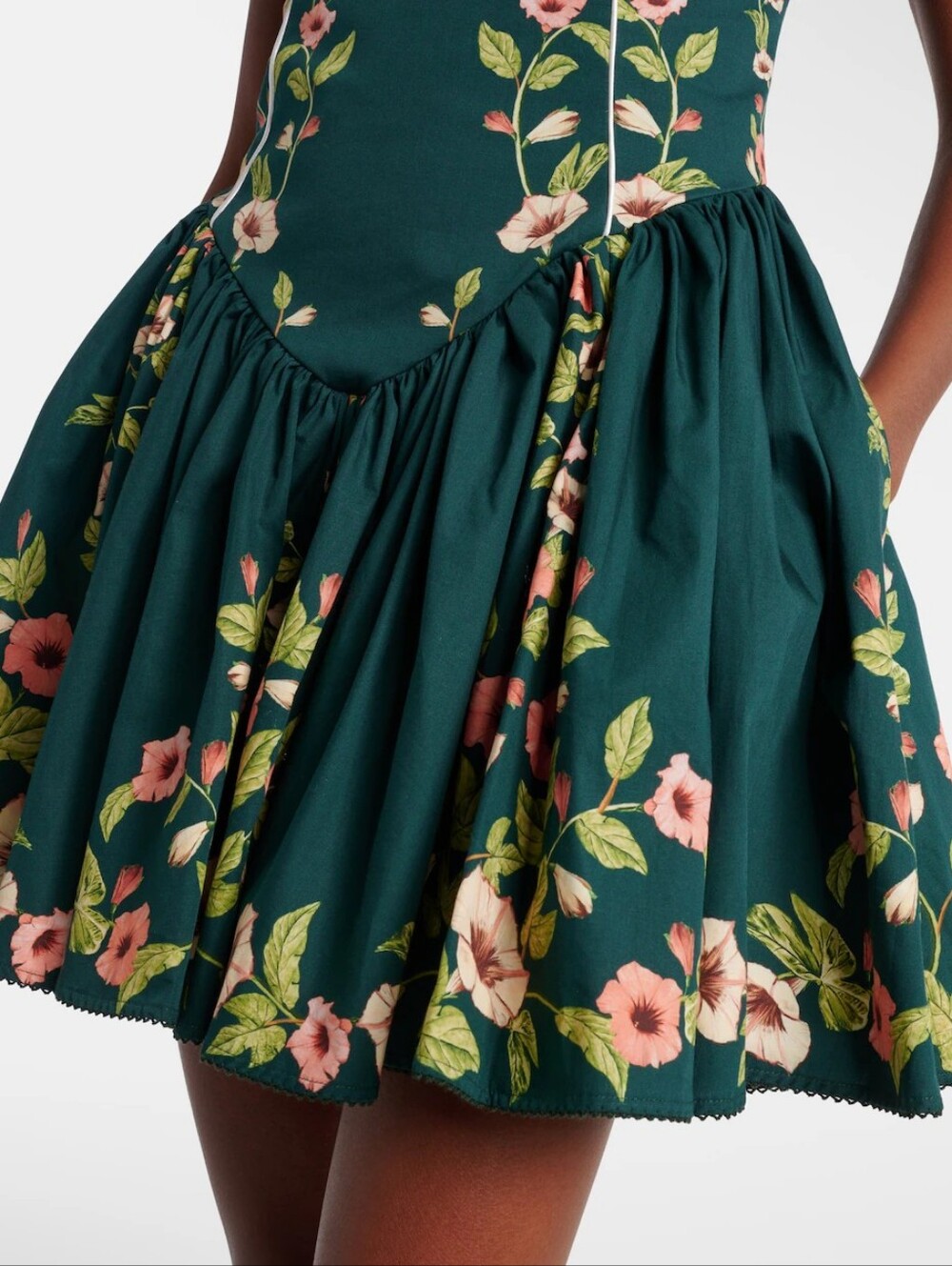 Agua by Agua Bendita Pluma floral cotton minidress - Picture 4 of 13
